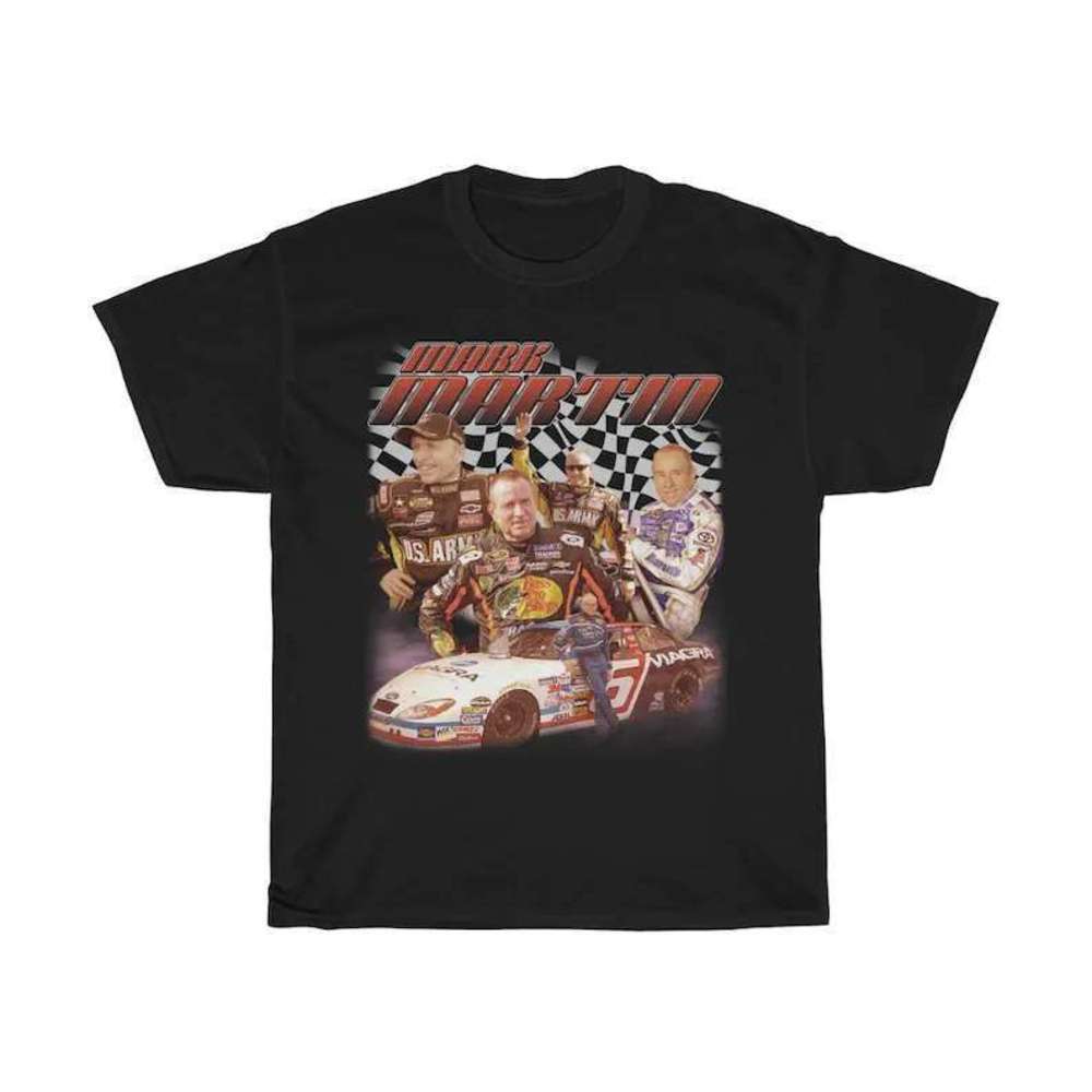 Mark Martin NASCAR Racing Classic Motorsport Fan T-Shirt